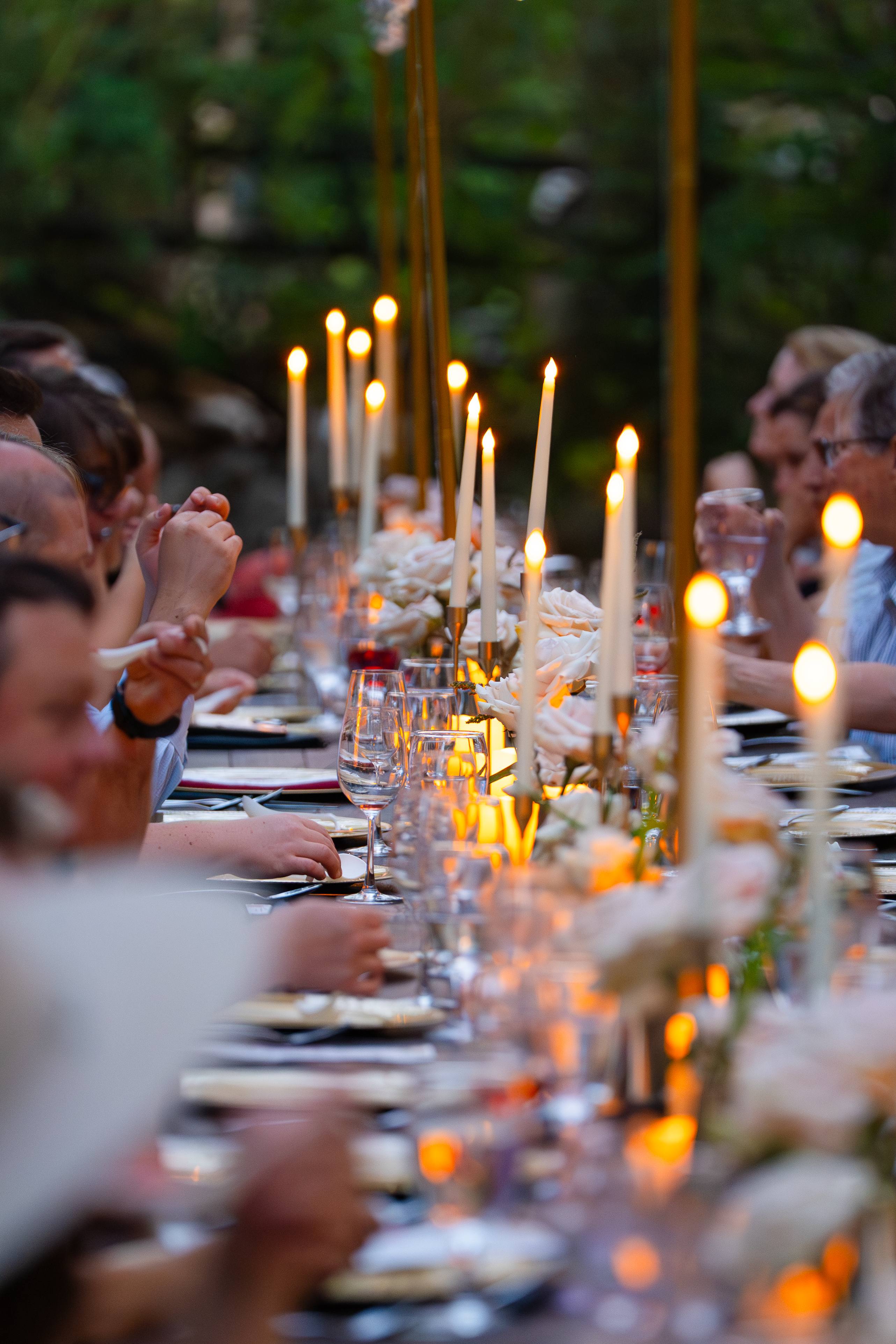 Elegant wine tasting event styled by Wayfinder Events at Willow Glen Inn, Southern Utah